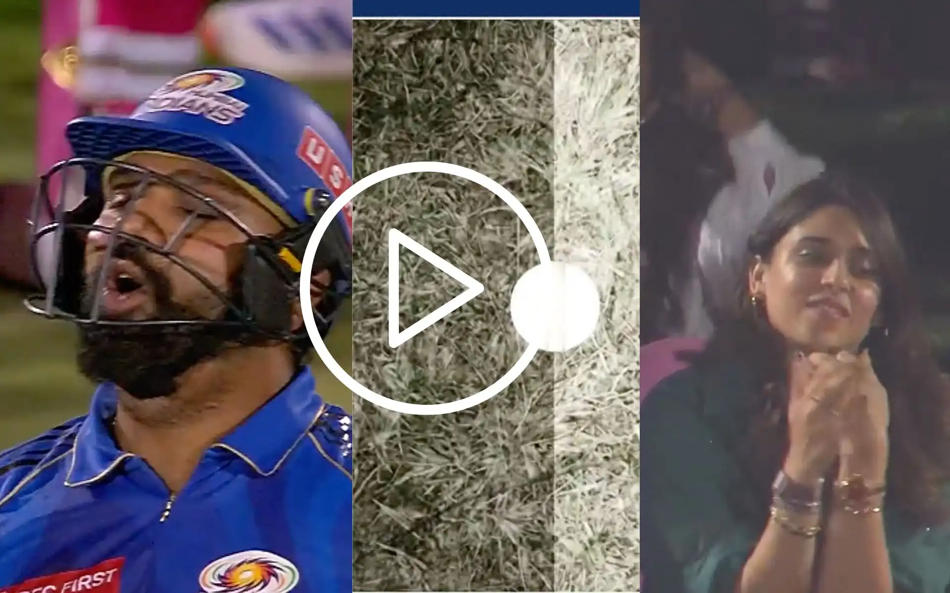 Rohit Sharma, Ritika Sajdeh Breathe Sigh Of Relief As Barest Of Margins Saves MI Opener